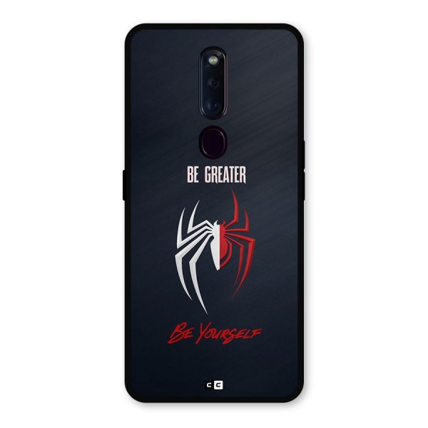 Be Greater Metal Back Case for Oppo F11 Pro