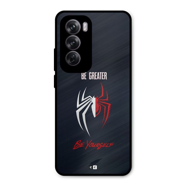 Be Greater Metal Back Case for Oppo Reno12 Pro