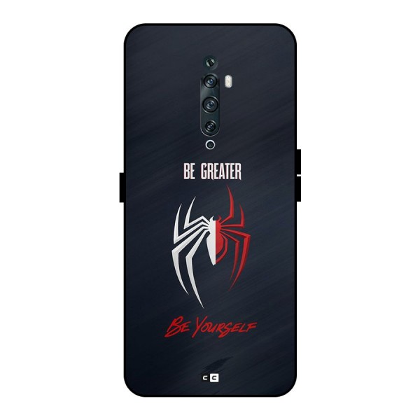 Be Greater Metal Back Case for Oppo Reno2 F