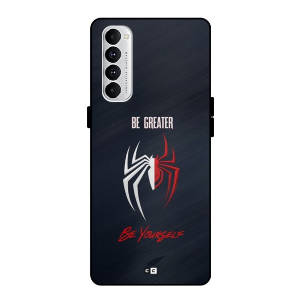 Be Greater Metal Back Case for Oppo Reno4 Pro