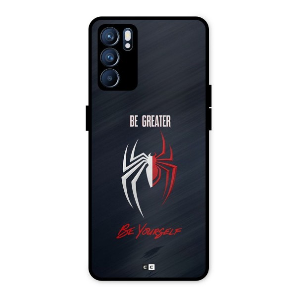 Be Greater Metal Back Case for Oppo Reno6 5G