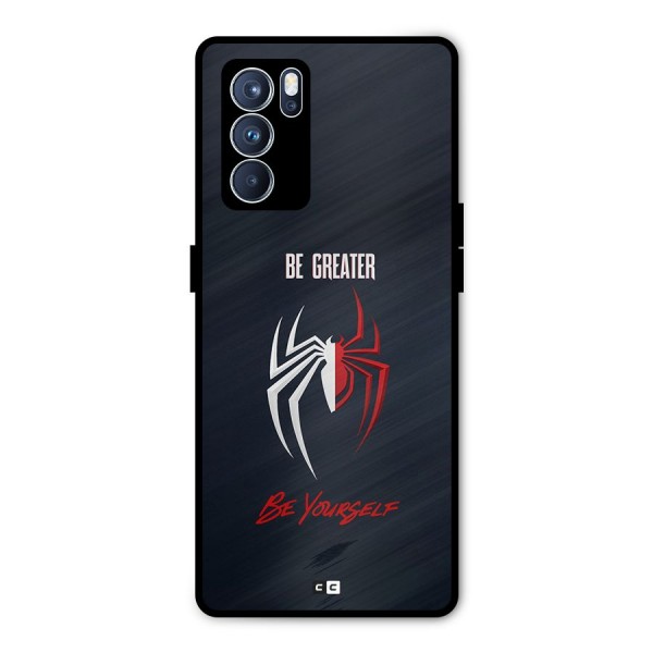 Be Greater Metal Back Case for Oppo Reno6 Pro 5G