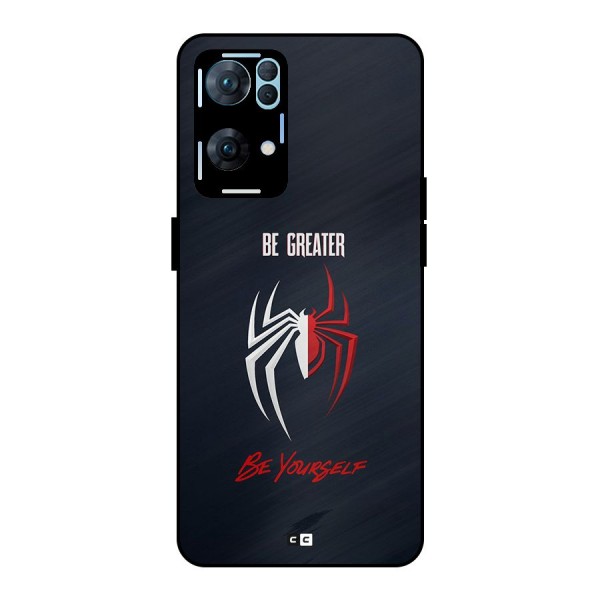 Be Greater Metal Back Case for Oppo Reno7 Pro 5G