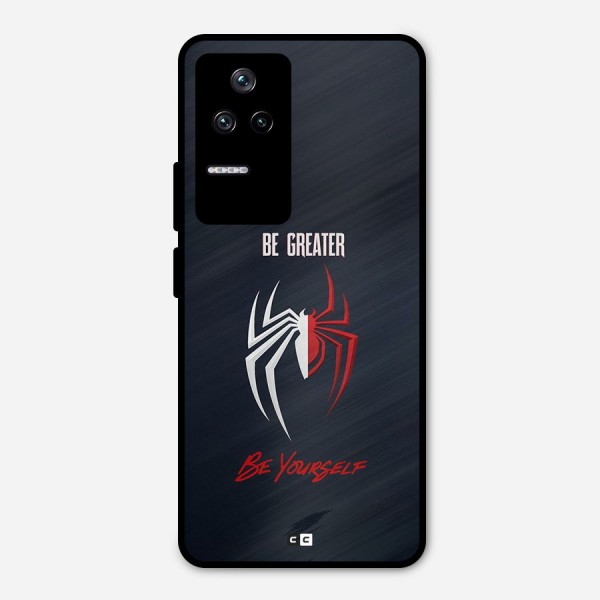 Be Greater Metal Back Case for Poco F4 5G