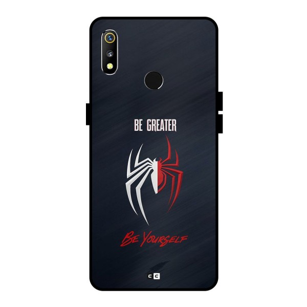 Be Greater Metal Back Case for Realme 3i