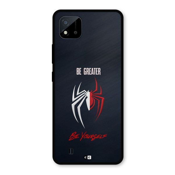 Be Greater Metal Back Case for Realme C11 2021