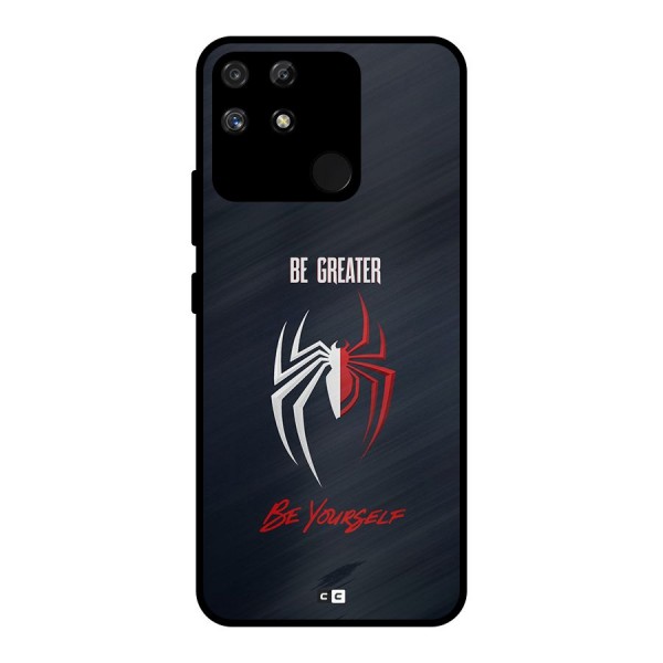 Be Greater Metal Back Case for Realme Narzo 50A