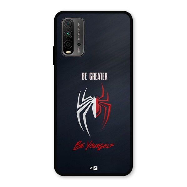 Be Greater Metal Back Case for Redmi 9 Power