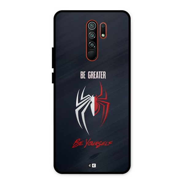 Be Greater Metal Back Case for Redmi 9 Prime