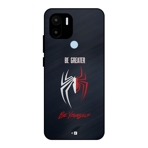 Be Greater Metal Back Case for Redmi A1 Plus