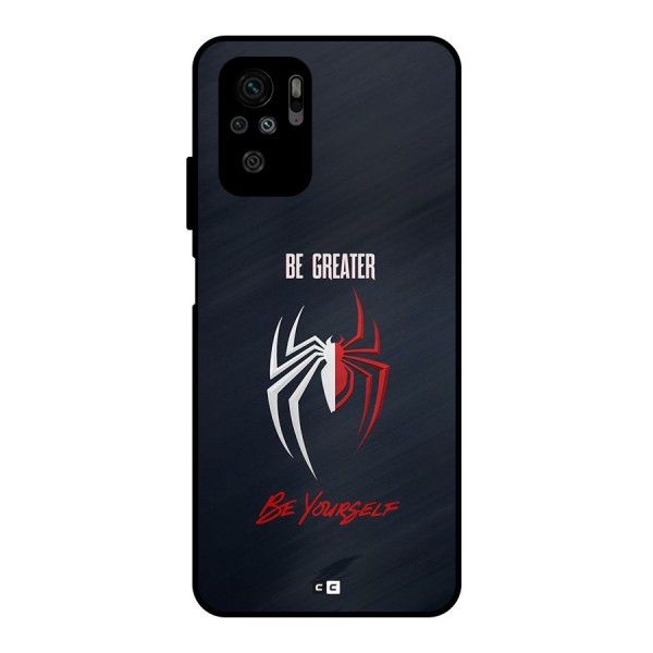 Be Greater Metal Back Case for Redmi Note 10