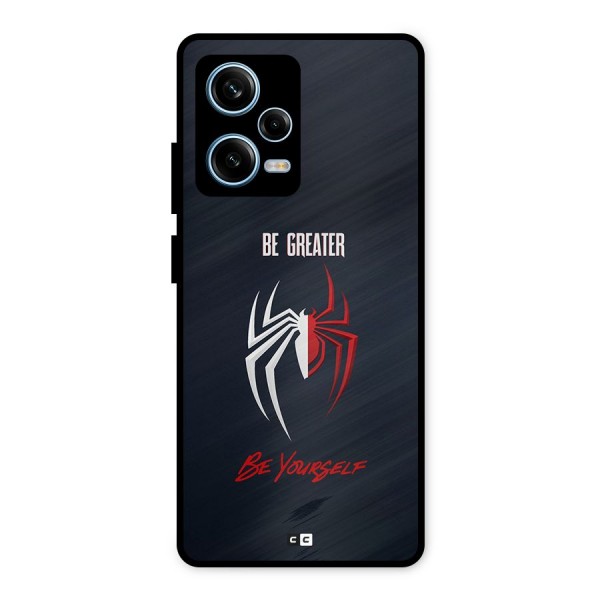 Be Greater Metal Back Case for Redmi Note 12 Pro