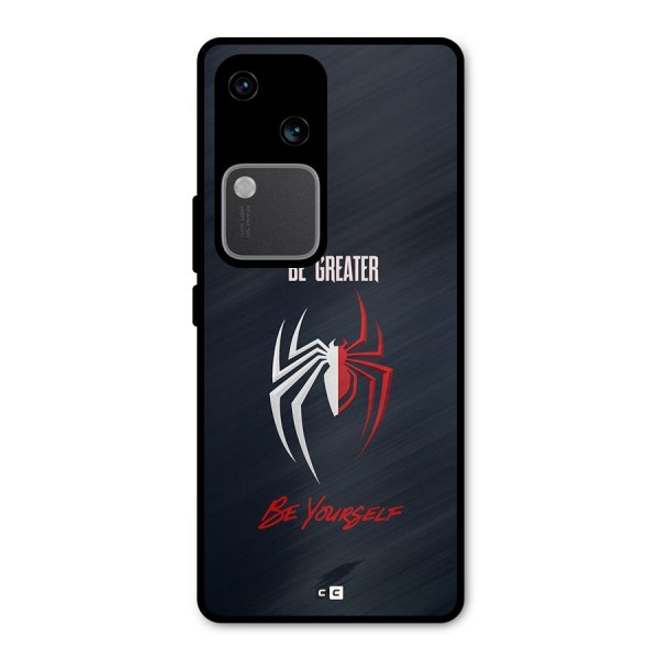 Be Greater Metal Back Case for Vivo V30 Pro