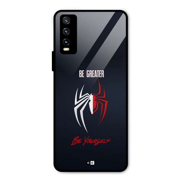 Be Greater Metal Back Case for Vivo Y20 2021