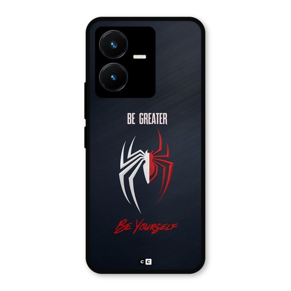 Be Greater Metal Back Case for Vivo Y22s