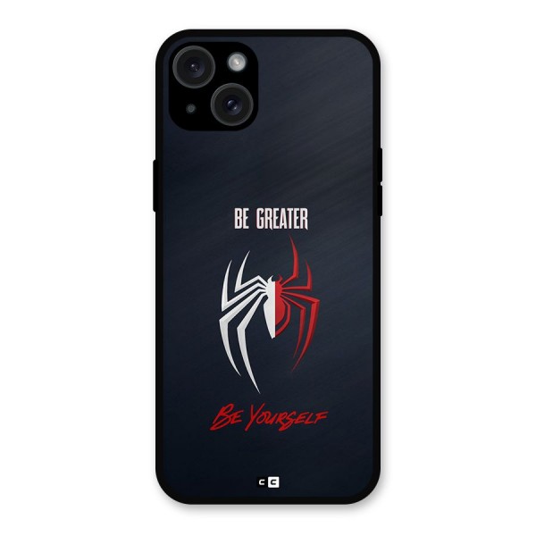 Be Greater Metal Back Case for iPhone 15 Plus