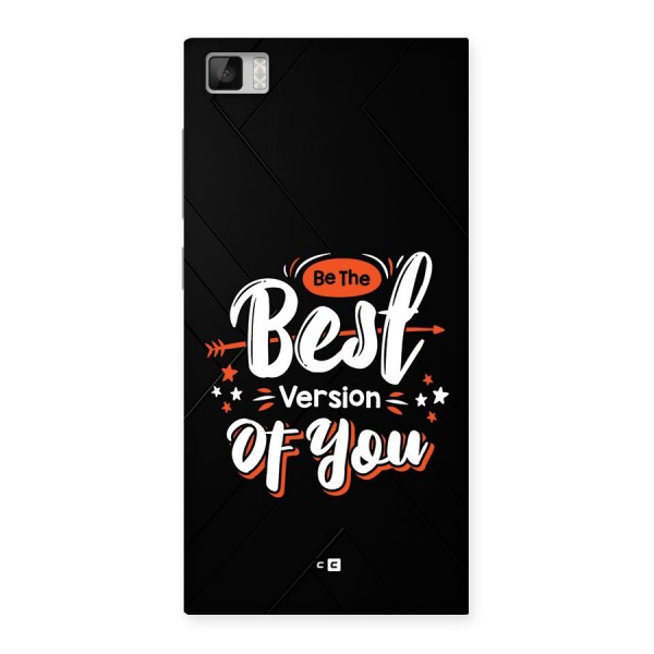 Be The Best Back Case for Mi3