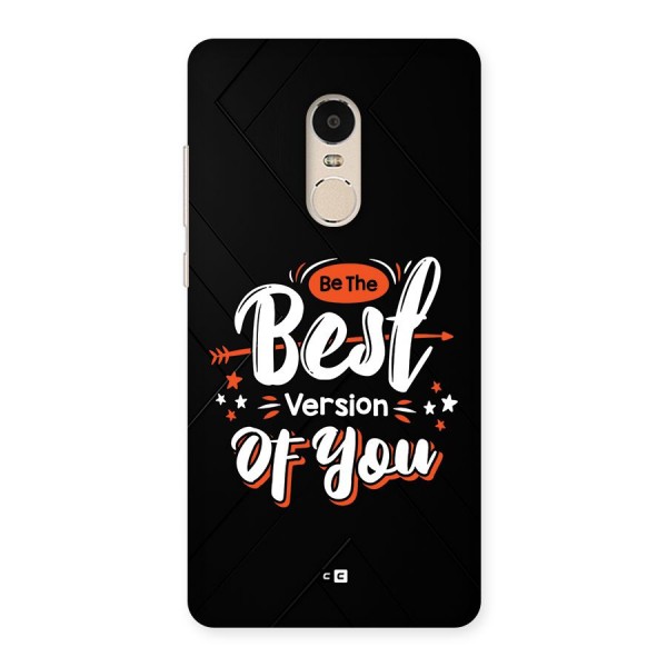 Be The Best Back Case for Redmi Note 4