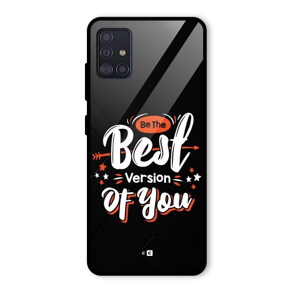 Be The Best Glass Back Case for Galaxy A51