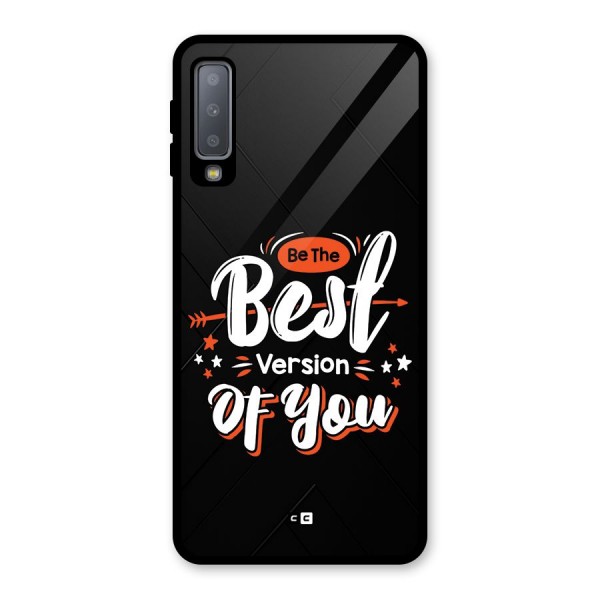 Be The Best Glass Back Case for Galaxy A7 (2018)