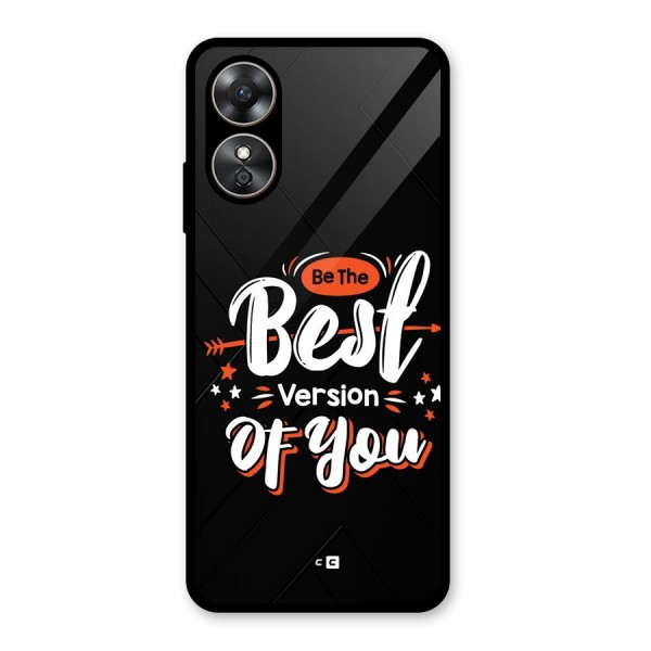 Be The Best Glass Back Case for Oppo A17