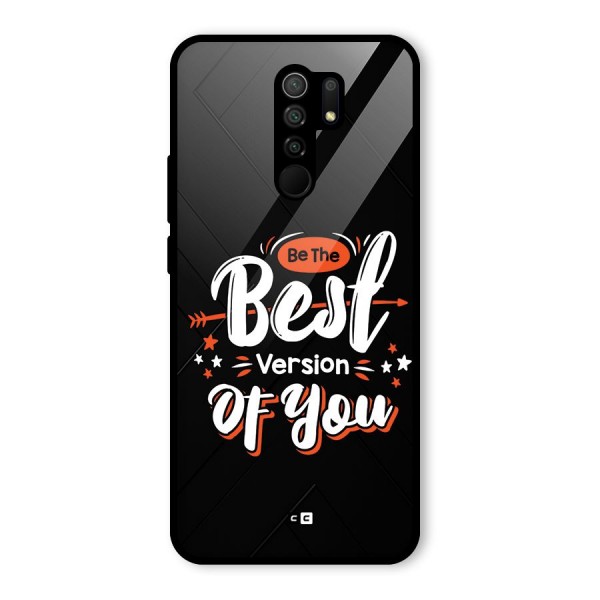 Be The Best Glass Back Case for Redmi 9 Prime