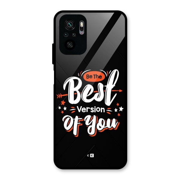 Be The Best Glass Back Case for Redmi Note 10S