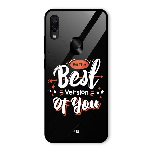 Be The Best Glass Back Case for Redmi Note 7