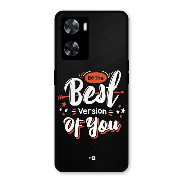 Be The Best Metal Back Case for Oppo A77s