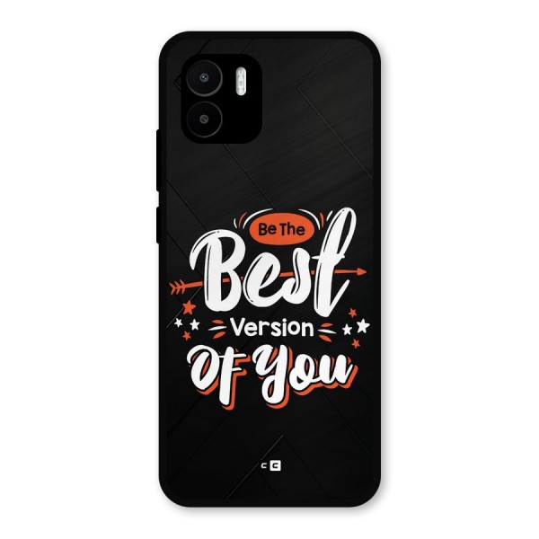 Be The Best Metal Back Case for Redmi A1