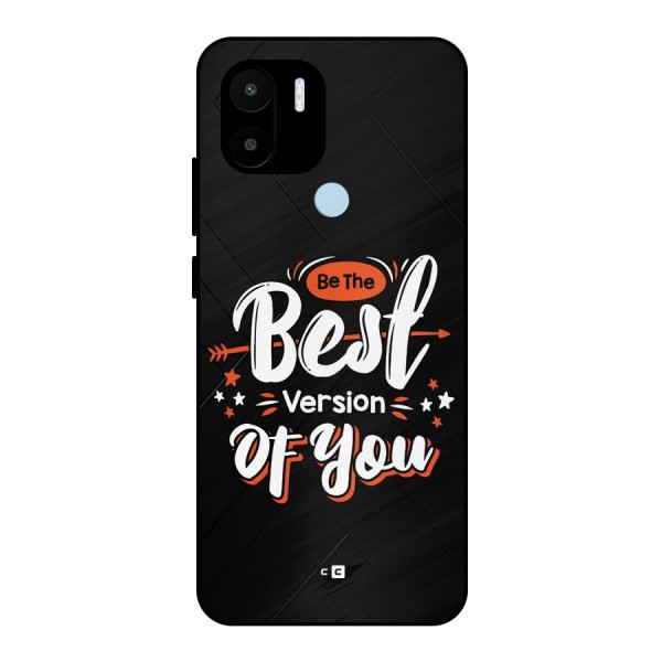 Be The Best Metal Back Case for Redmi A1 Plus