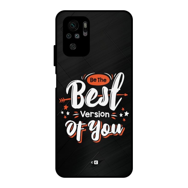 Be The Best Metal Back Case for Redmi Note 10