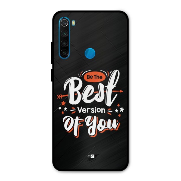 Be The Best Metal Back Case for Redmi Note 8