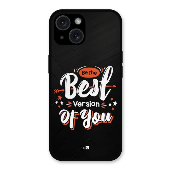 Be The Best Metal Back Case for iPhone 15