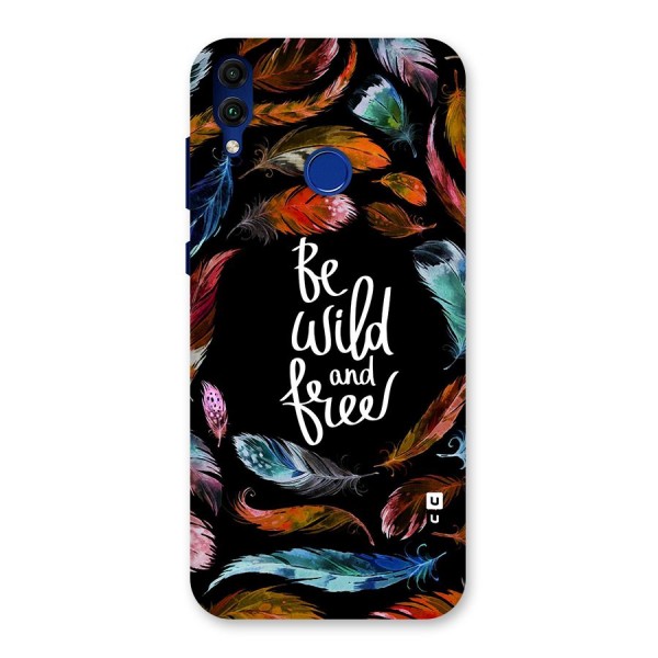 Be Wild and Free Back Case for Honor 8C