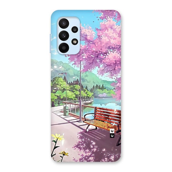 Beautiful Cherry Blossom Landscape Back Case for Galaxy A23