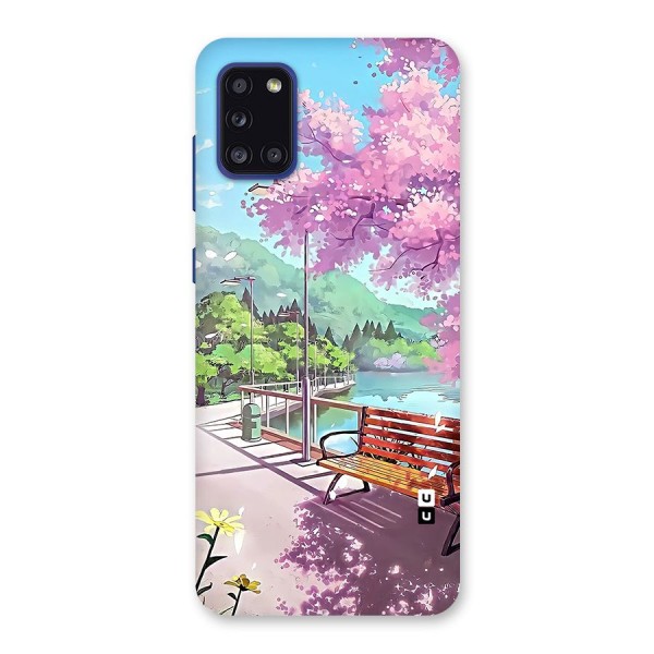 Beautiful Cherry Blossom Landscape Back Case for Galaxy A31