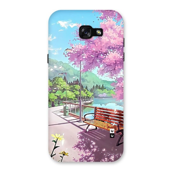 Beautiful Cherry Blossom Landscape Back Case for Galaxy A7 (2017)