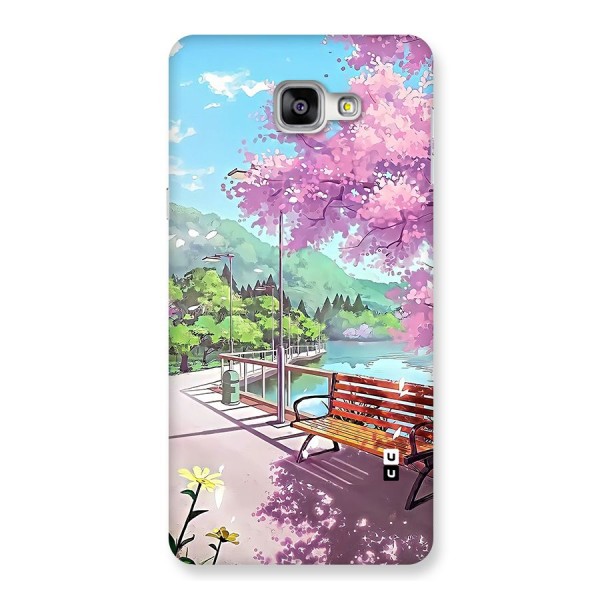 Beautiful Cherry Blossom Landscape Back Case for Galaxy A9