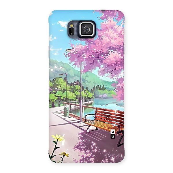 Beautiful Cherry Blossom Landscape Back Case for Galaxy Alpha