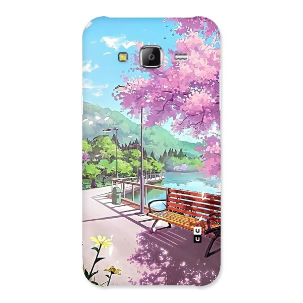 Beautiful Cherry Blossom Landscape Back Case for Galaxy J5