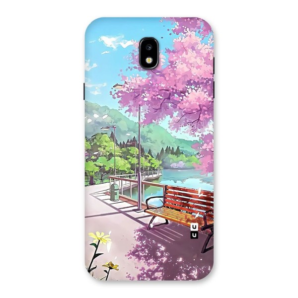 Beautiful Cherry Blossom Landscape Back Case for Galaxy J7 Pro