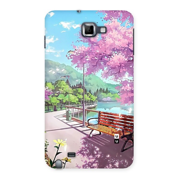 Beautiful Cherry Blossom Landscape Back Case for Galaxy Note