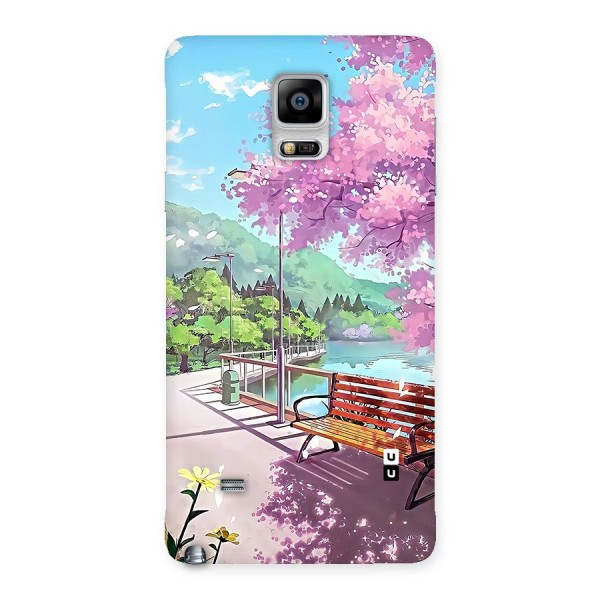 Beautiful Cherry Blossom Landscape Back Case for Galaxy Note 4