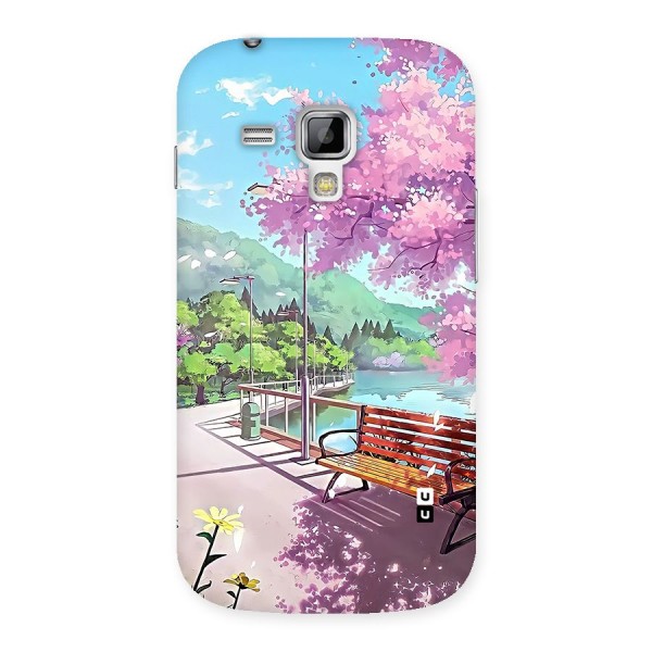 Beautiful Cherry Blossom Landscape Back Case for Galaxy S Duos