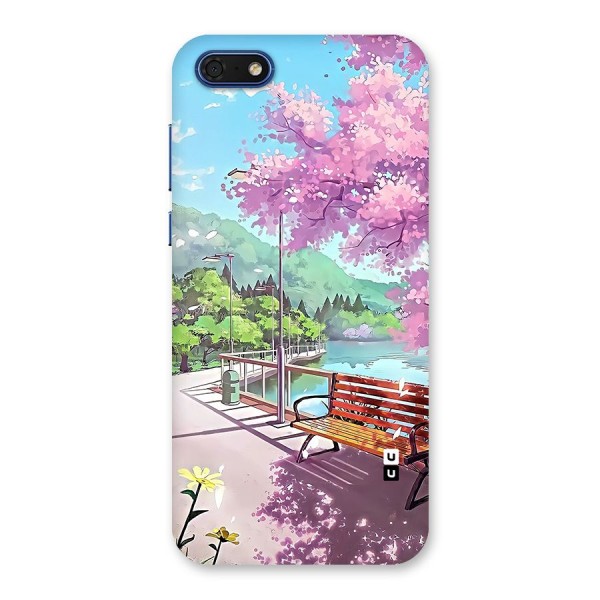 Beautiful Cherry Blossom Landscape Back Case for Honor 7s