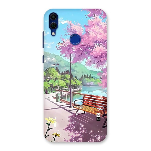 Beautiful Cherry Blossom Landscape Back Case for Honor 8C