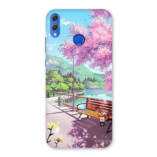 Beautiful Cherry Blossom Landscape Back Case for Honor 8X