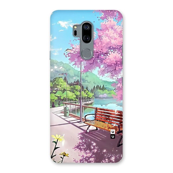 Beautiful Cherry Blossom Landscape Back Case for LG G7