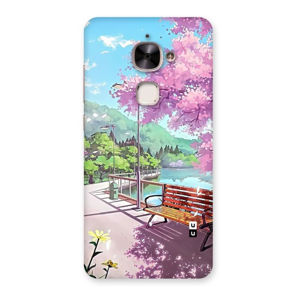 Beautiful Cherry Blossom Landscape Back Case for Le 2
